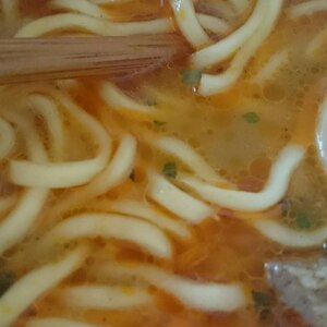 韓国風！辛味噌煮込みうどん＋＋